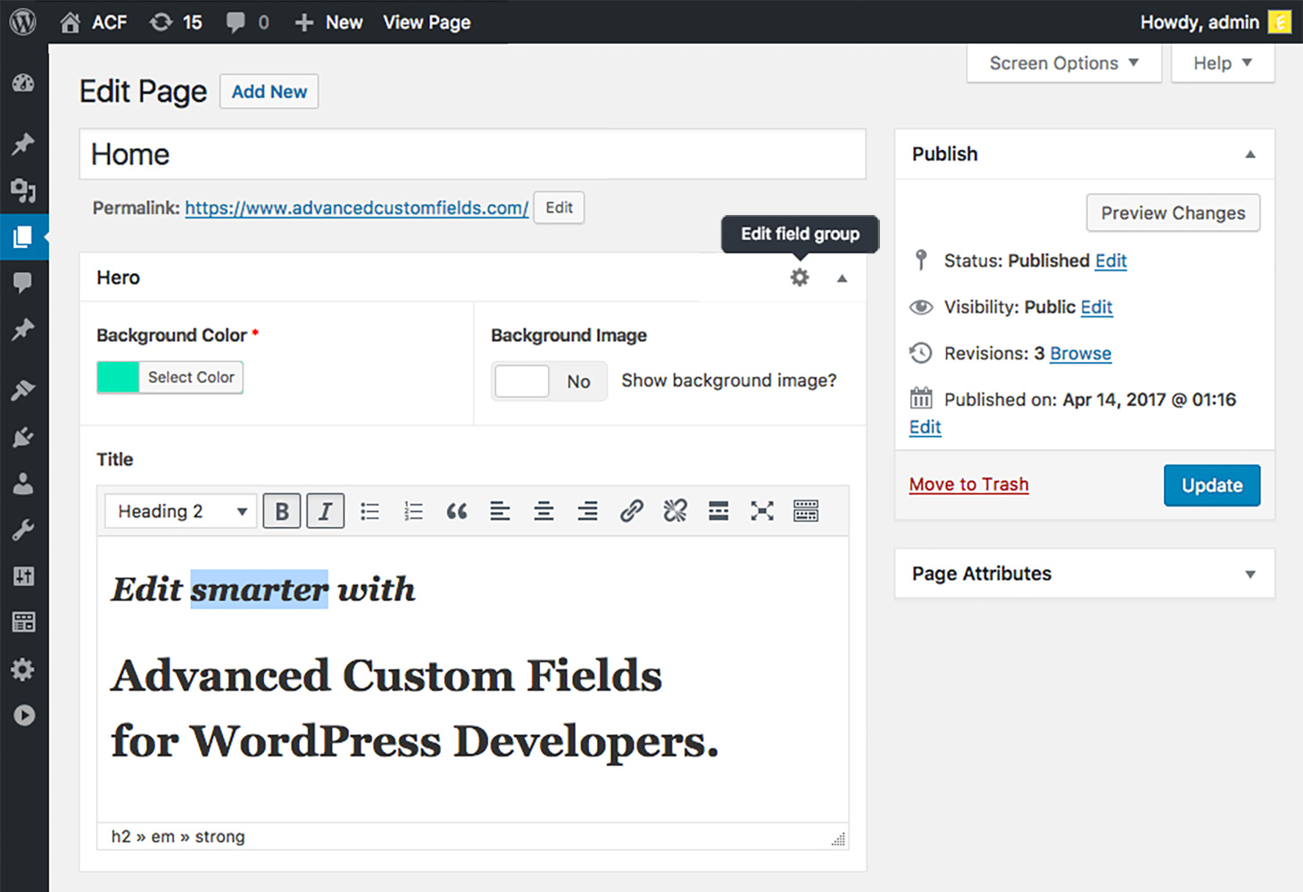 Acf Advanced Custom Fields Plugin For Wordpress