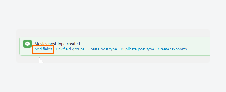 How to add fields to a custom page type in ACF